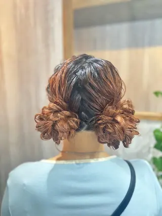 ロング ヘアアレンジ 1日中崩れない❤︎へ アメイク/SAORIのその他イメージ