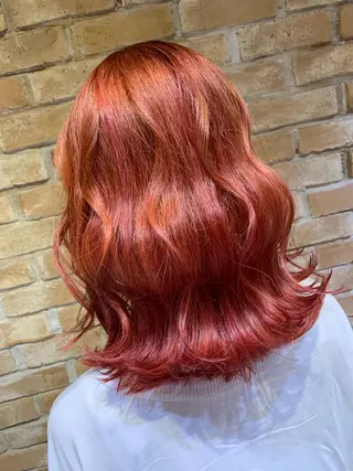 セミロング カラー 💜Rebre** Mayu💜のヘアスタイル