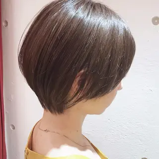 ショート カラー 大人女性ショート専門 tomodaのヘアスタイル