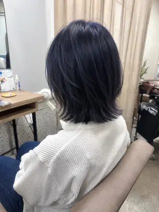 ミディアム ❤️可愛いハイトーン ならMINATOのヘアスタイル