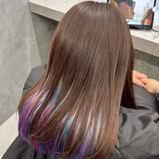 カラー Yoshiいろあそび 八王子/ハイトーンのヘアスタイル