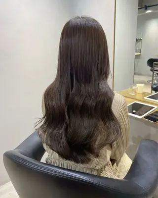ロング カラー akane/オリーブ /ボブパーマのヘアスタイル