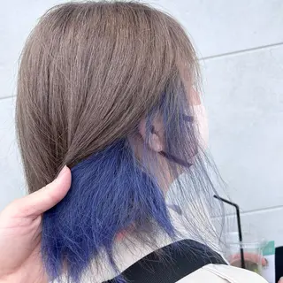 ミディアム カラー 井手 孔介のヘアスタイル
