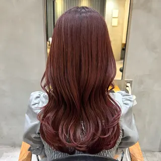 ロング 岩戸優奈 盛れる 前髪/透明感カラーのヘアスタイル
