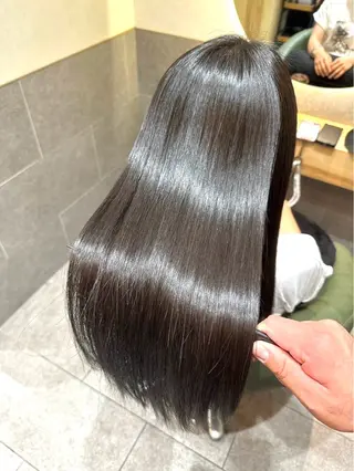 ロング カラー パーマ 色落ちまで盛れる 💟まなみのヘアスタイル