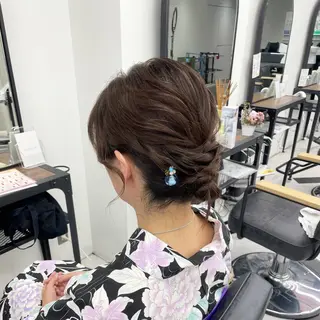セミロング カラー パーマ ヘアアレンジ メンズ mona/ ストレートスタイル✨のヘアスタイル