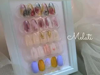 ネイル 自爪に優しいネイル 完全個室Mlatiのネイルデザイン
