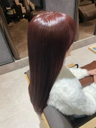 カラー FUKA🎀🩶 / 韓国風ヘアのヘアスタイル