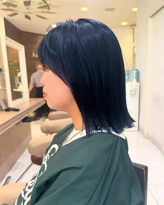 ミディアム 当日予約🆗✂︎ ウエモト タクのヘアスタイル