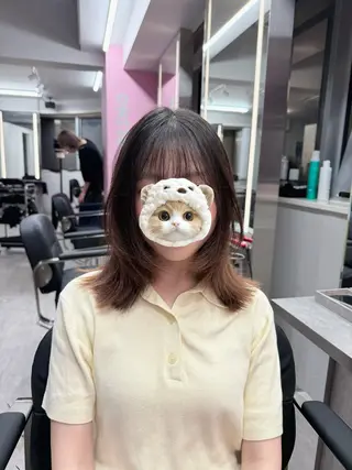 ミディアム Ryuya RLINOのヘアスタイル