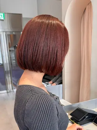 ミディアム RUA💜‪ ボブカット💜のヘアスタイル