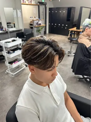 パーマ メンズ メンズカラー りゅうたのヘアスタイル