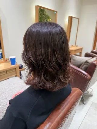 セミロング FUJIIKANON /パーマモデル募集中のヘアスタイル