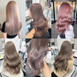 ロング カラー Hardy ショータのヘアスタイル