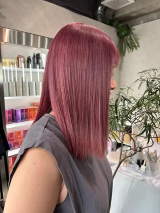 ミディアム カラー ヘアアレンジ iona/ハイトーン /ネイルのネイルデザイン