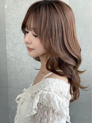 ロング Ruri縮毛矯正 酸性ストレートのヘアスタイル
