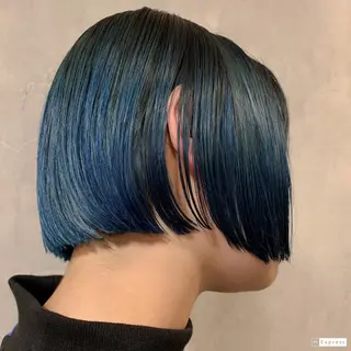 ショート カラー ウルフ、レイヤー 、メンズカットSHOのヘアスタイル