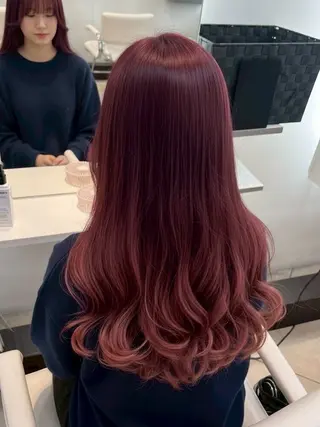 ロング カラー 淵野辺カラーモデル 募集🌼畔上のヘアスタイル