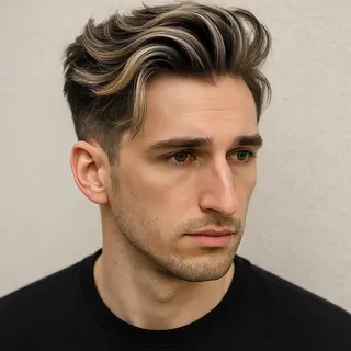 カラー メンズ REMMA 外国人風メンズヘアのヘアスタイル