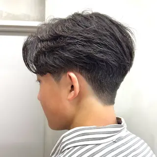 カラー パーマ メンズ 渋谷|かりん☺︎ ニュアンスパーマのヘアスタイル