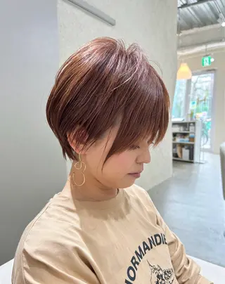 ショート 髪質改善✨ストレート オグ✂️/ショートのヘアスタイル