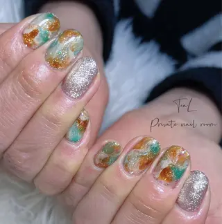 ネイル TeaL nailのネイルデザイン