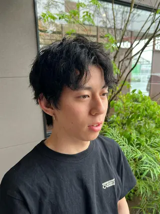 ショート パーマ 水川 七海のヘアスタイル