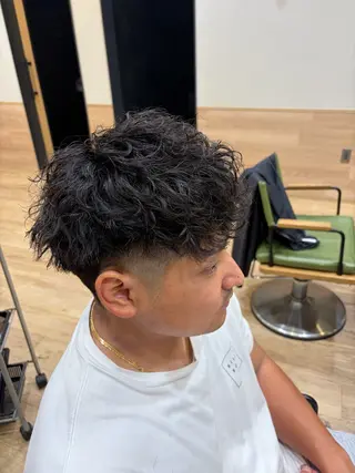 パーマ メンズ 小田 暉のヘアスタイル