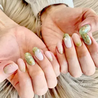 ネイル mon bijou 坪井のネイルデザイン