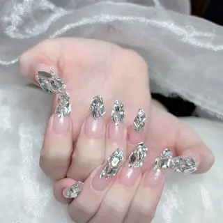 ネイル MoMoA Nail ネイル長さ出し専門店のネイルデザイン