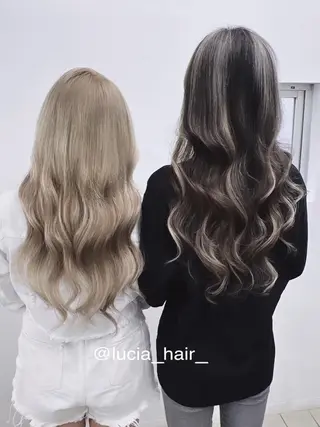 ロング ヘアアレンジ メンズ エクステ7:30〜 LuciA\5900のヘアスタイル