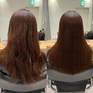 セミロング 髪質改善ヘアケア 艶髪特化/上田のヘアスタイル