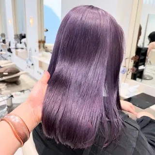 ミディアム カラー カジュアルを女っぽく 𝗮𝘆𝗮𝗰𝗼のヘアスタイル
