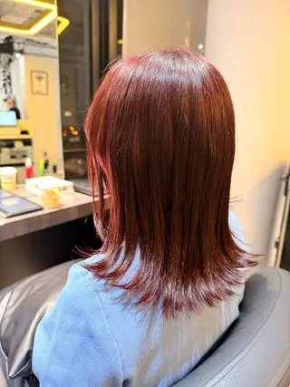 ミディアム TheEctQ'n Ayane/心斎橋のヘアスタイル