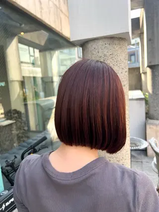 ミディアム カラー ヘアアレンジ レイヤー/艶髪矯正 🪐takushiのヘアスタイル