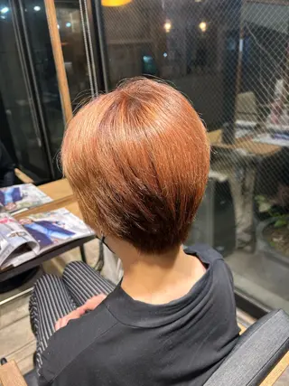 ショート 透明感カラー/顔周り レイヤー🌻まほろのヘアスタイル
