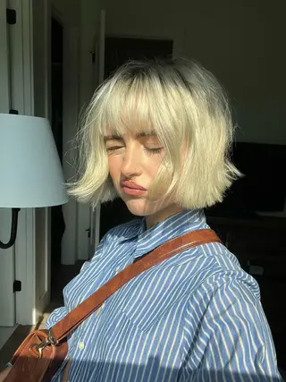 ショート カラー パーマ ヘアアレンジ メンズ キッズ ✴︎UNU ✴︎モエカのヘアスタイル