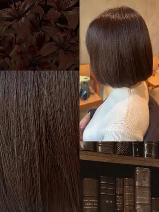 ミディアム カラー こぐれ みさきのヘアスタイル