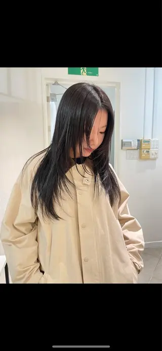 ロング カラー HIBIKI/原宿 ハッシュカット🪄のヘアスタイル