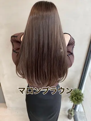 ロング カラー ヘアアレンジ ネイル マツエク・マツパ 夜23時まで予約🉑 reverieあきらのヘアスタイル