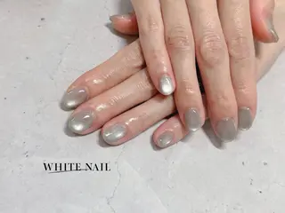 ネイル WHITE NAIL ホワイトネイルのネイルデザイン