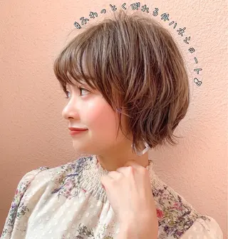 ショート カラー ♡⃛赤み消し ♡⃛ 淡色特化✨️Rimuのヘアスタイル