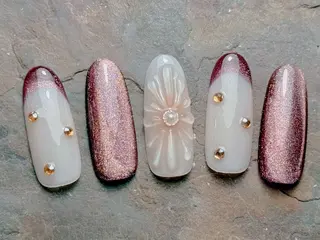 ネイル マジック ミラーのネイルデザイン