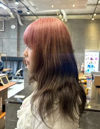 カラー 🎀艶ハイトーン特化 🎀セナのヘアスタイル