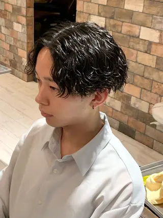 ショート パーマ 山本 章人のヘアスタイル
