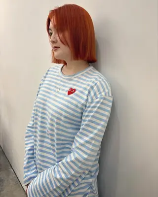 ショート カラー オカモト ハルカのヘアスタイル