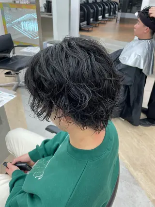 ショート パーマ メンズ SENTA✨メンズ パーマ✨fifth栄のヘアスタイル