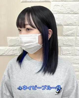 ミディアム カラー 🌈miu miu hair✂️💕のヘアスタイル