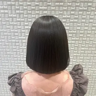 ミディアム 柔らかい縮毛矯正 Yu🫧銀座🩶のヘアスタイル