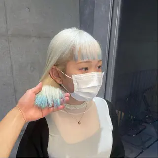 ミディアム ハイトーン特化🎀 LEONのヘアスタイル